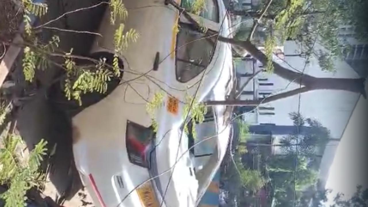 According to the Thane Municipal Corporation&rsquo;s disaster management cell, fire brigade personnel rushed to the spot with a rescue vehicle after receiving an alert from the Wagle fire station