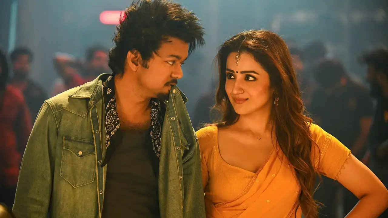Vijay and Trisha in still from Leo 