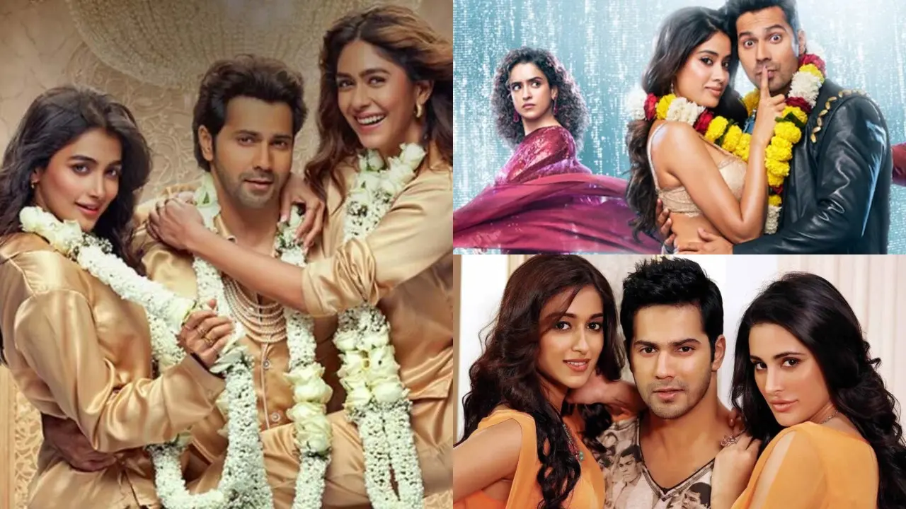 Varun Dhawan and 2 heroine films (Pics/IMDB)