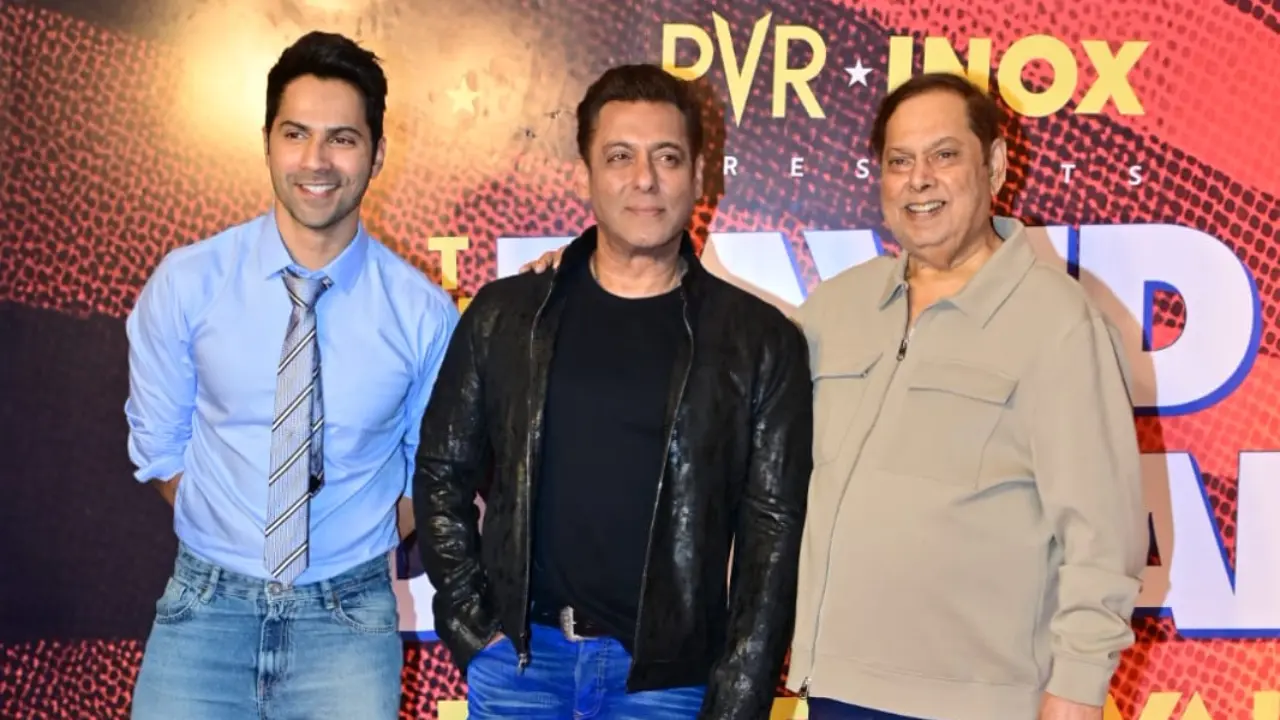 ‘My father was walking bare-bodied’: Varun Dhawan shares Salman Khan’s influence on David Dhawan Varun Dhawan, Salman Khan and David Dhawan (Pic by Yogen Shah)