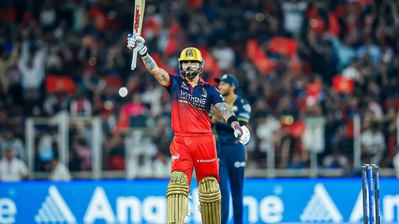 Kohli's half-century helps RCB secure victory by five wickets against GT Virat Kohli (Pic: X/@RCBTweets)