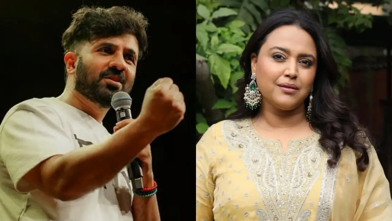 Vir Das and Swara Bhasker (Pic/ Instagram account of Swara and Vir)