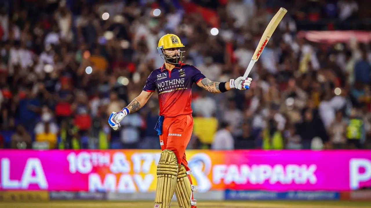 Overall, Kohli is the sixth Indian batsman to achieve the feat (Pic: X/@RCBTweets)