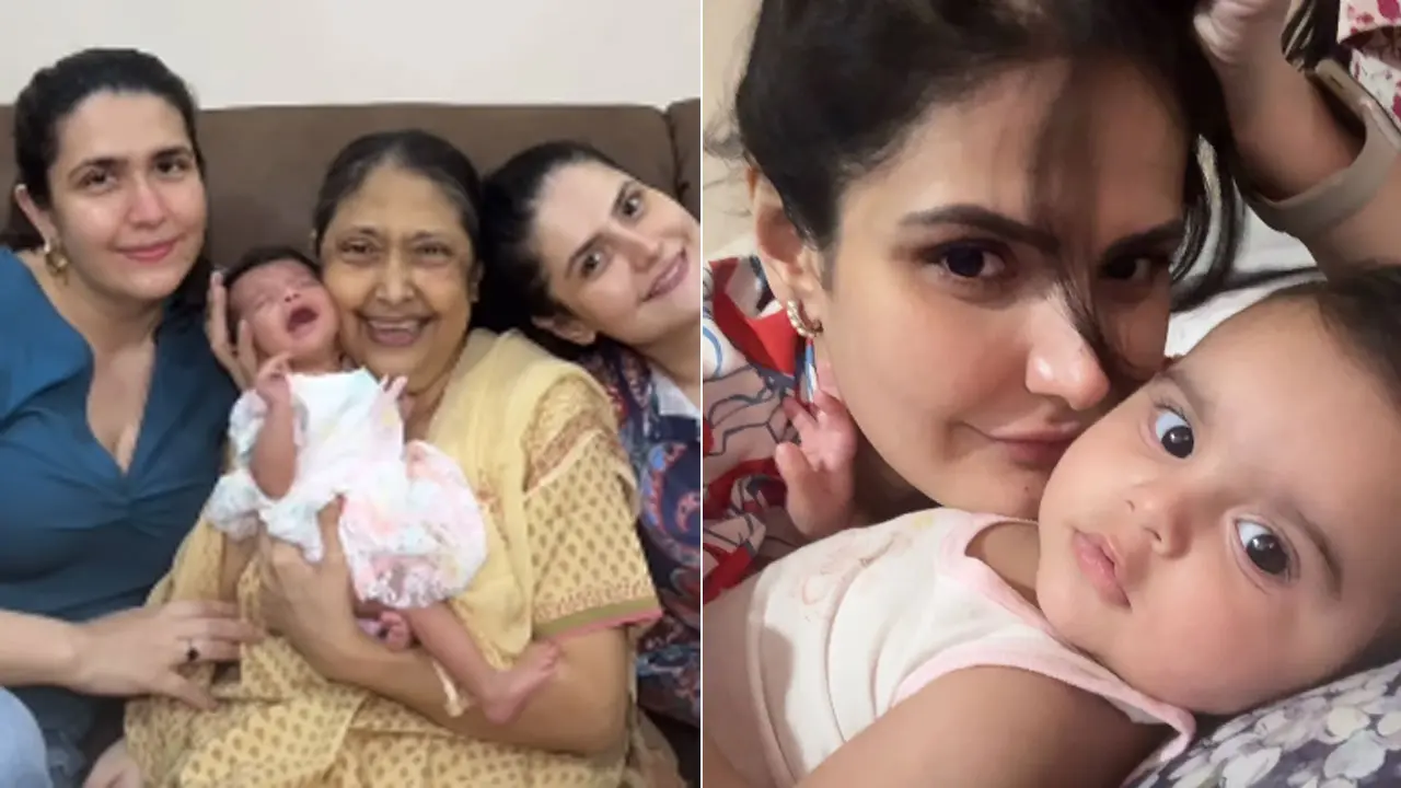 Zareen Khan calls niece Aizel 'love at first sight' as she celebrates her 1st birthday Picture Courtesy/Zareen Khan's Instagram account