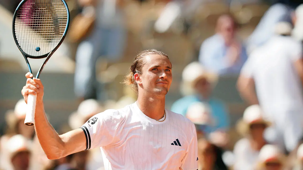 French Open 2026: Alexander Zverev storms into Round Two Alexander Zverev after winning his first-round match at the French Open on Sunday. Pic/AFP