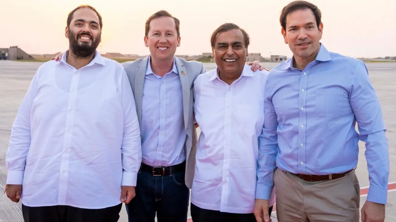 In Photos: Marco Rubio visits Mukesh Ambani’s Jamnagar refinery in Gujarat Pic/PTI