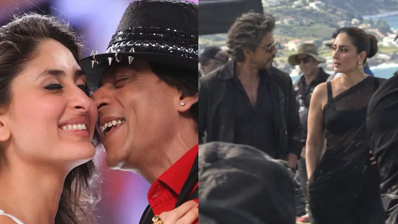 King: Kareena Kapoor spotted with Shah Rukh Khan on set? Here's the truth Kareena Kapoor and Shah Rukh Khan pic via X/Instagram