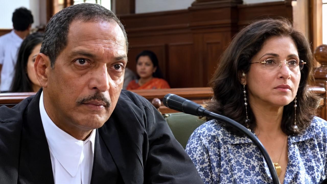 Dimple Kapadia remembers Nana Patekar's words of wisdom Nana Patekar and Dimple Kapadia pic via Instagram