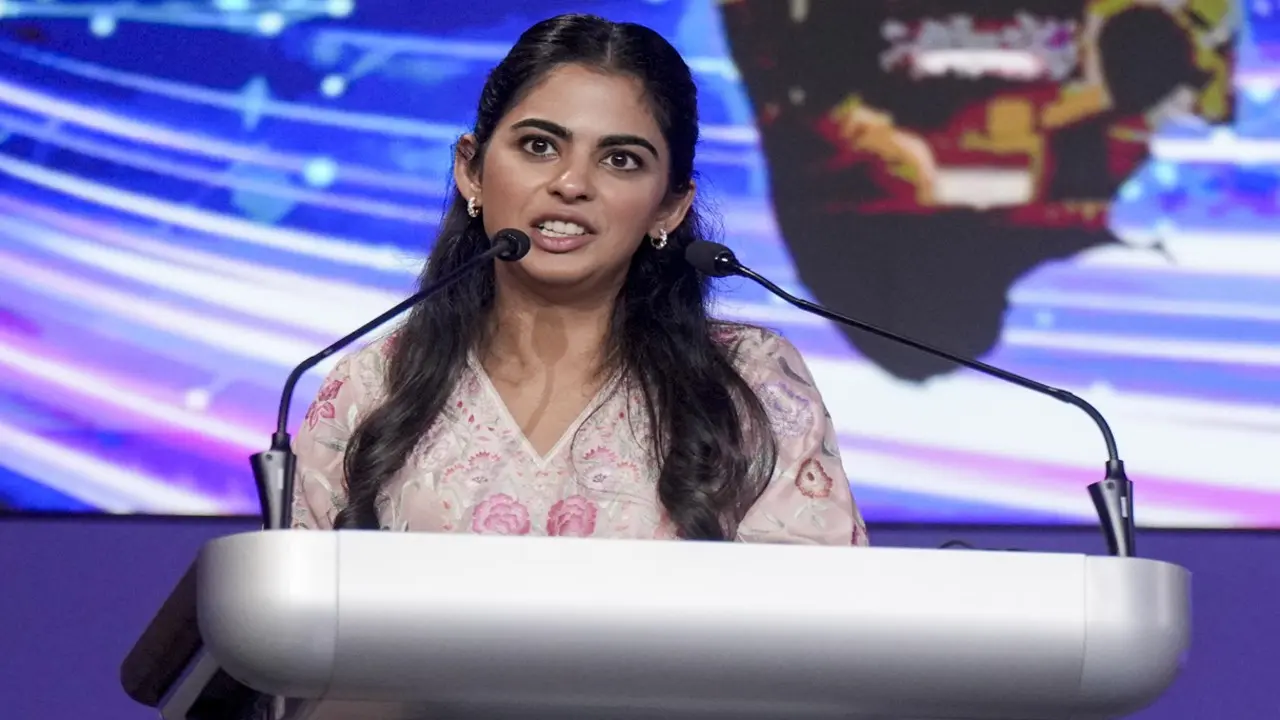 How a failed attempt to submit college assignment led to Jio's birth recalls Isha Ambani Jio Platforms Director Isha Ambani. Pic/PTI