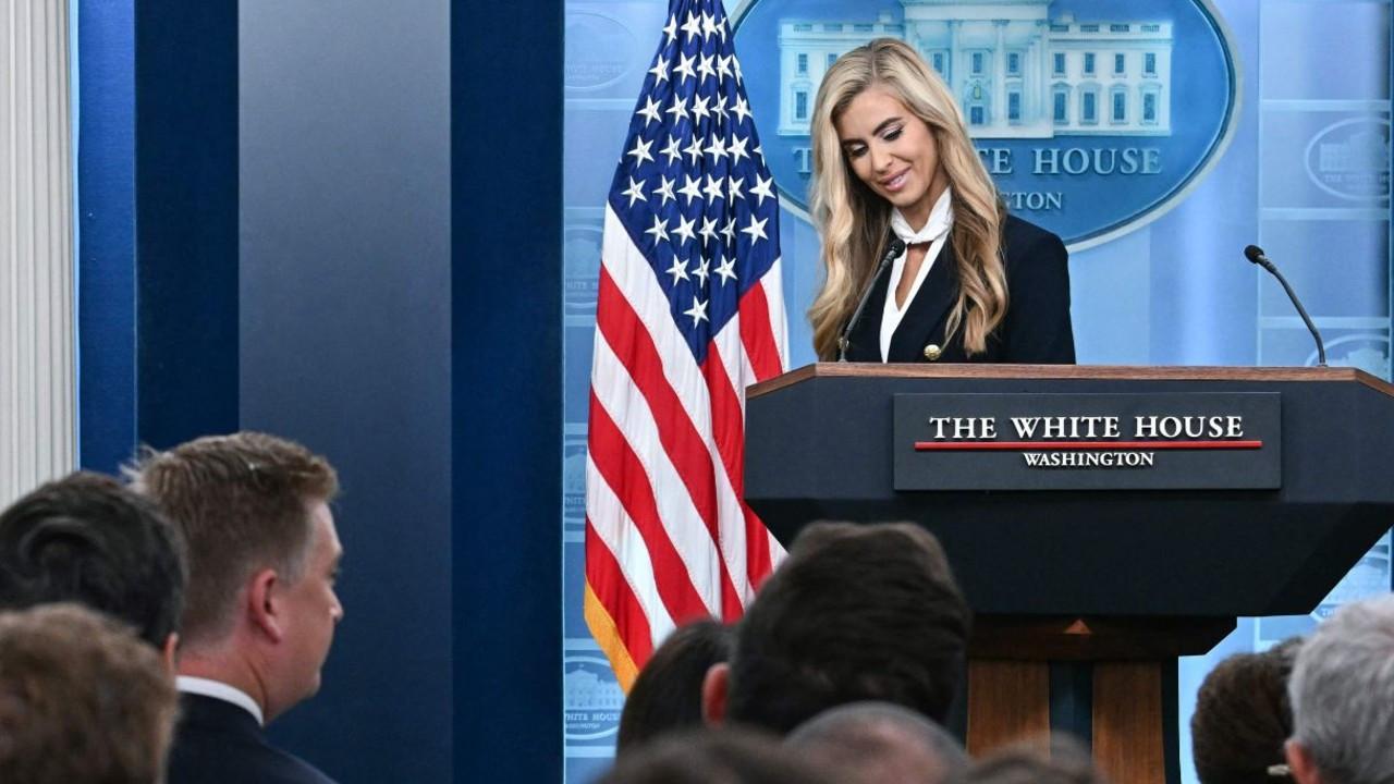 WATCH: Trump’s new press secretary Katie Zacharia calls husband ‘my president’ Newly appointed White House Press Secretary Katie Zacharia concludes her first press briefing in the James Brady Briefing Room of the White House in Washington, DC, on Tuesday. PIC/AFP