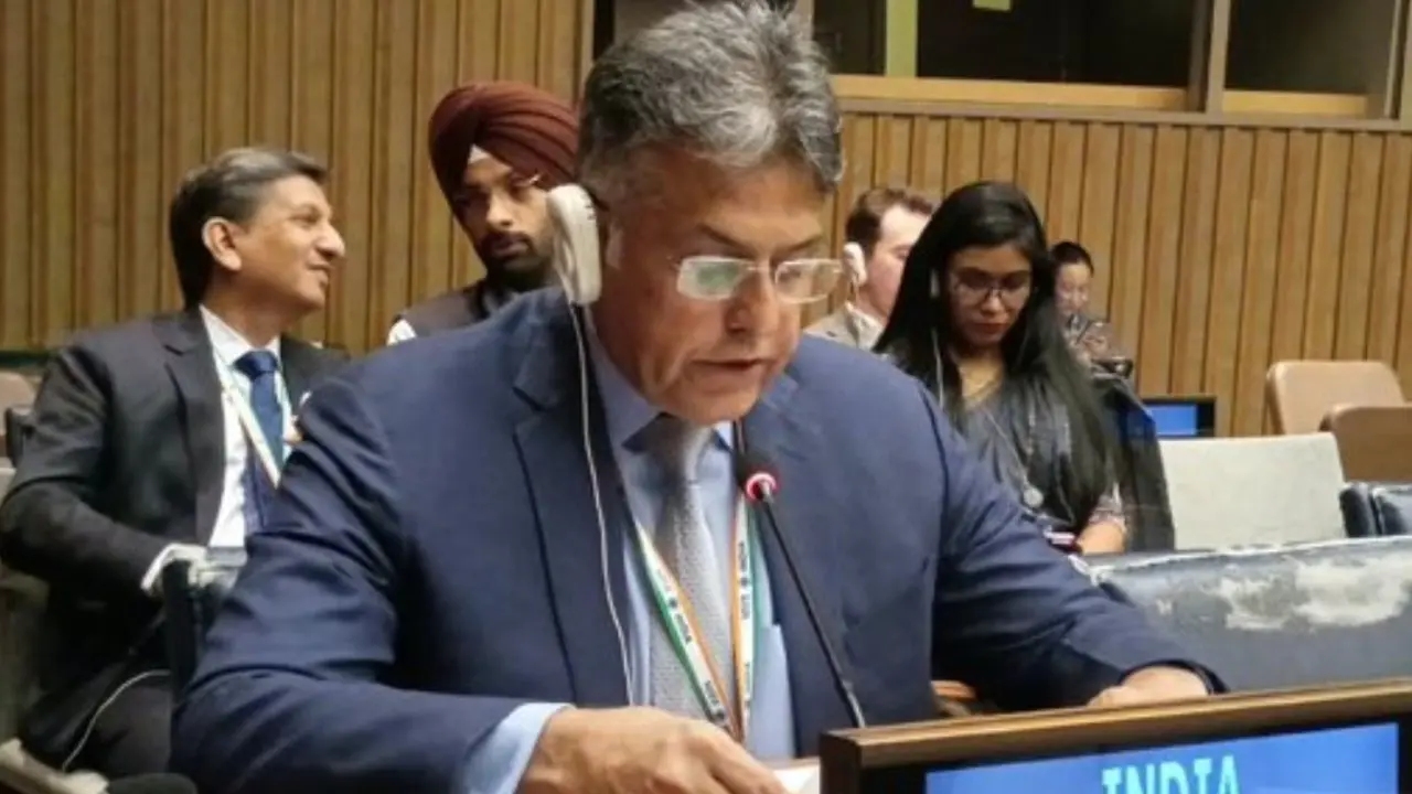 India offers legally binding no-first-use nuclear commitment at UN Congress MP Manish Tewari. Pic/X