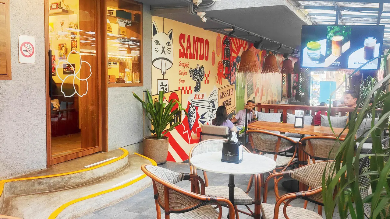 Here's why you can drive down to Pune to check out this Japanese cafe Graffiti-lined walls in the al fresco area