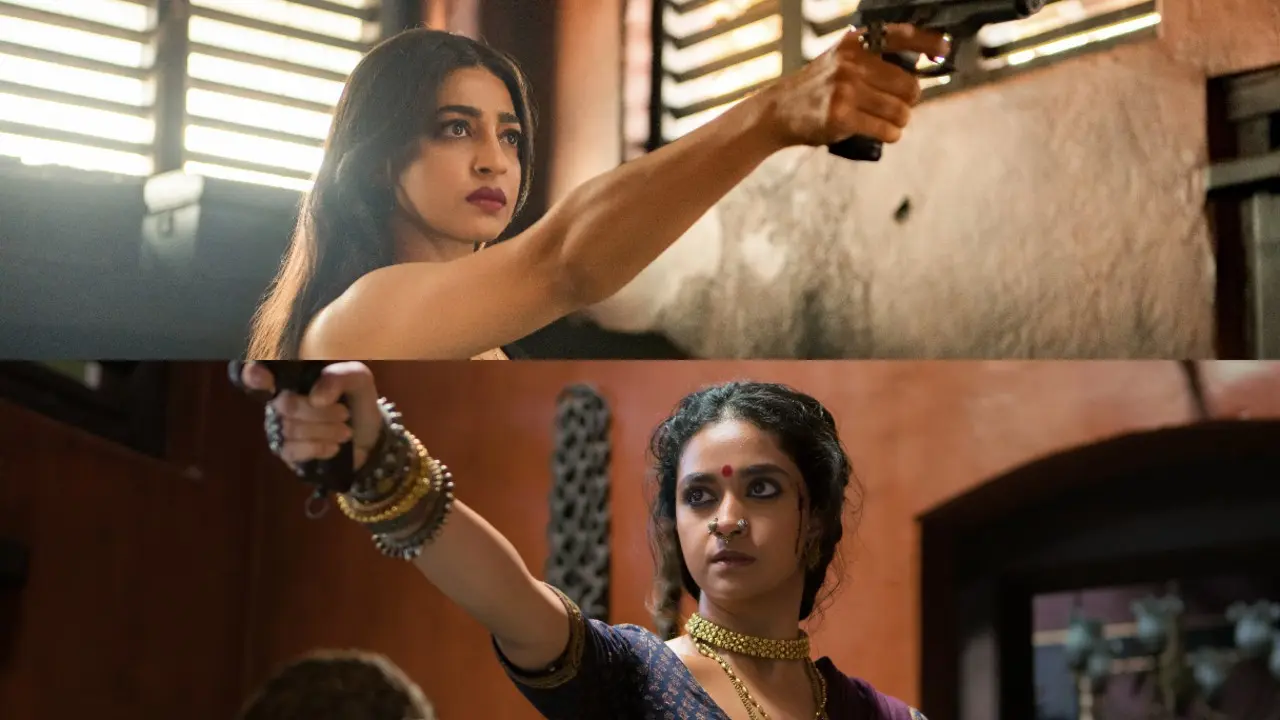 Akka trailer: Keerthy Suresh, Radhika Apte lock horns in a women-led gangster drama Stills from Akka. Pics via special arrangement