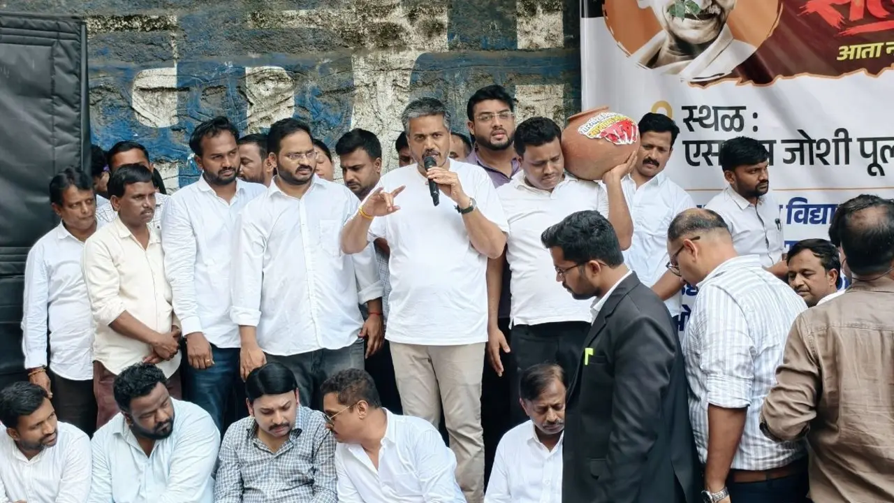 As MPSC protest enters Day 7, Rohit Pawar says agitation will not shift from Pune site NCP (SP) legislator Rohit Pawar addresses the protesting MPSC aspirants in Pune on Wednesday. PIC/X