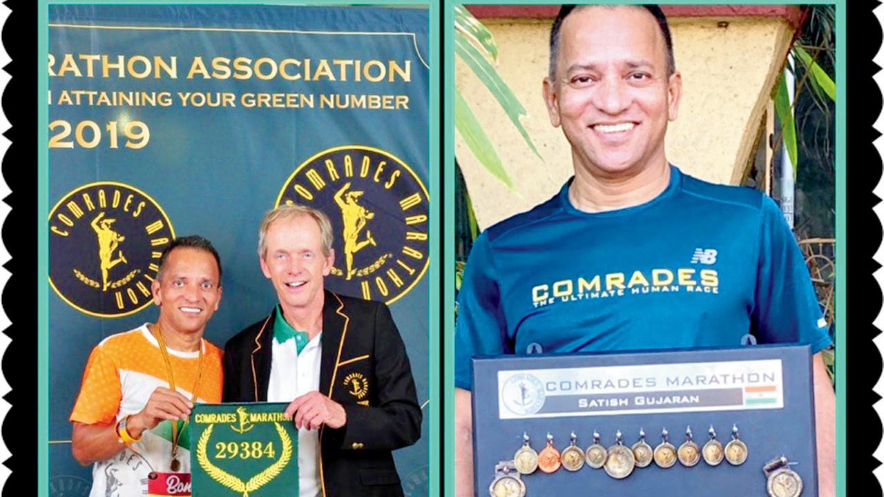 Gujaran receiving the prestigious green number
