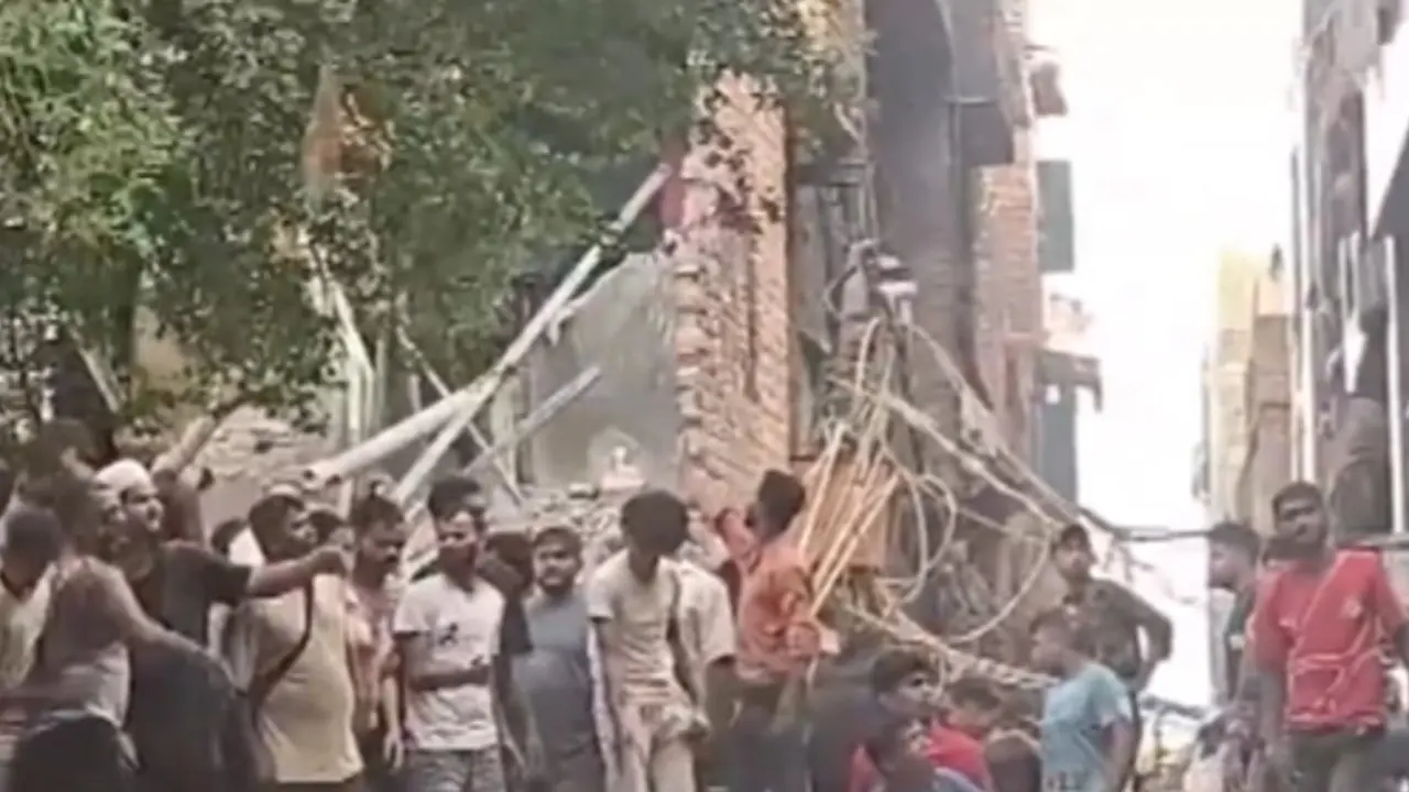 Delhi building collapse: Several feared trapped as rescue teams begin operation Search and rescue operations are underway to locate and evacuate those who may be trapped in the debris. Pic/PTI