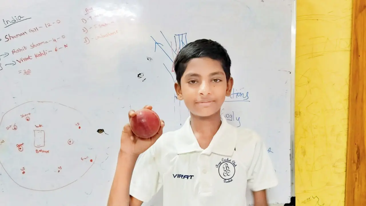 Harris Shield: Shreeharsh bags fine 6-12 as St Joseph’s beat Dr Pillai by 8 wkts Shreeharsh Bhatagunaki. Pic/Special Arrangement