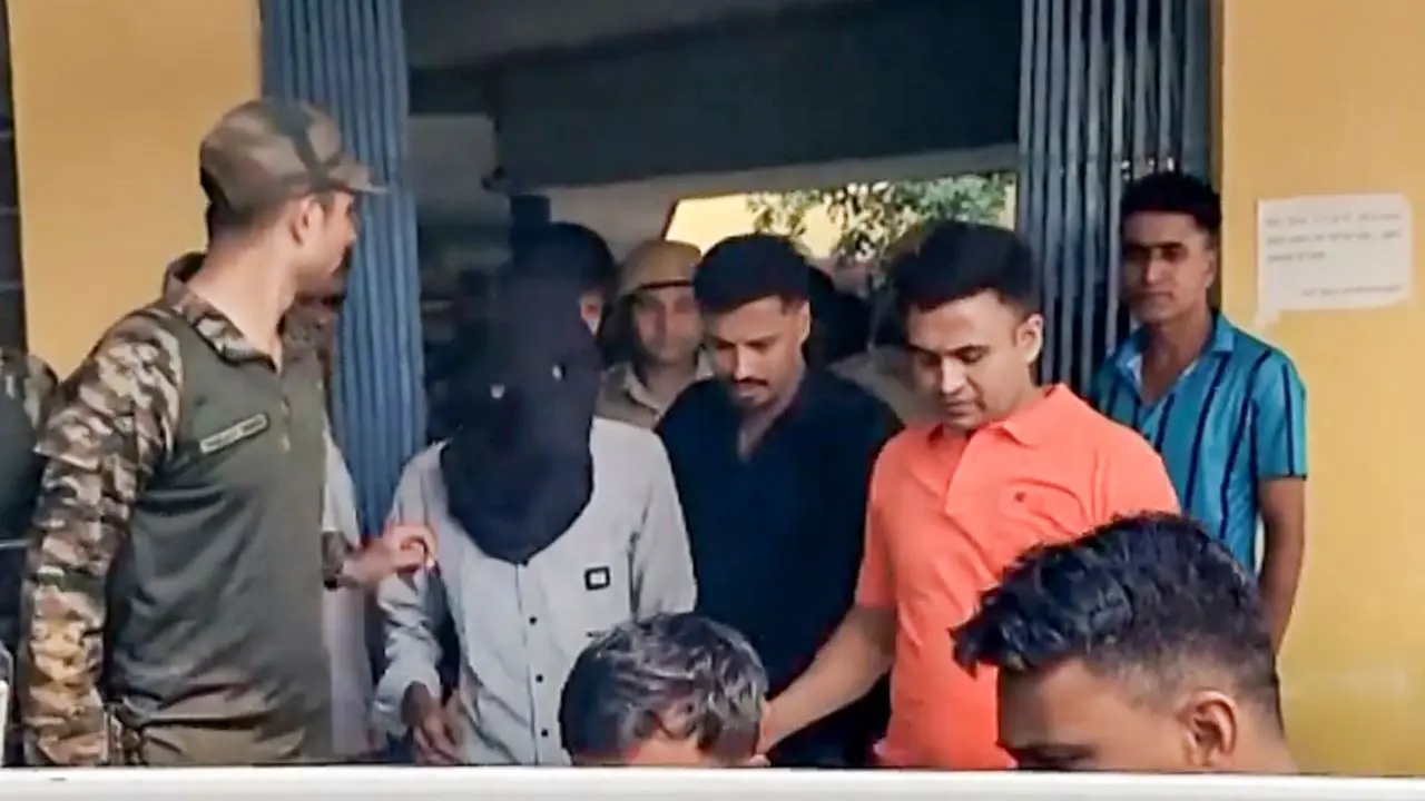 Three accused linked to Tiger Shroff firing incident were arrested in Kota (Pic/PTI)