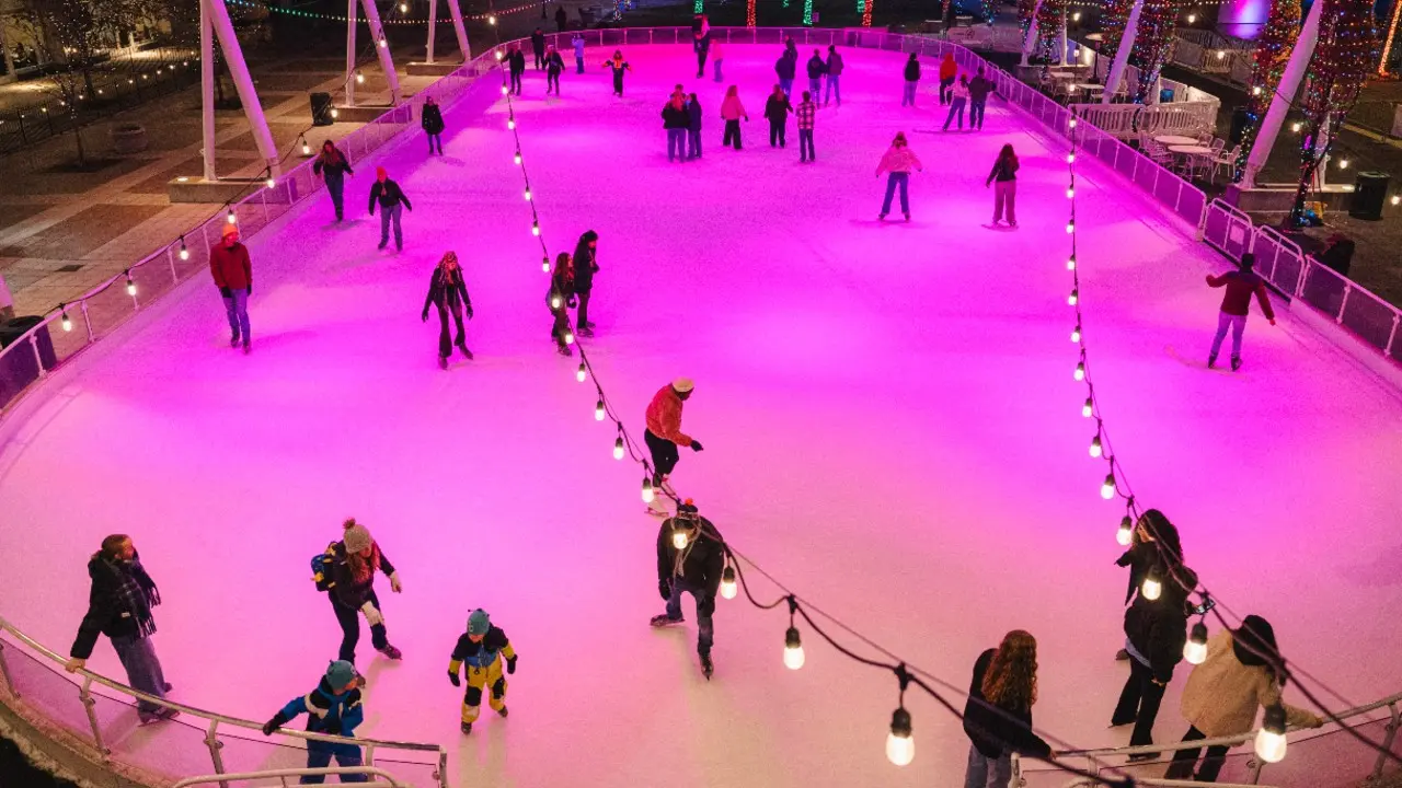 Winter Gallivan Center Ice Skating Rink. Photo Courtesy: Special Arrangement