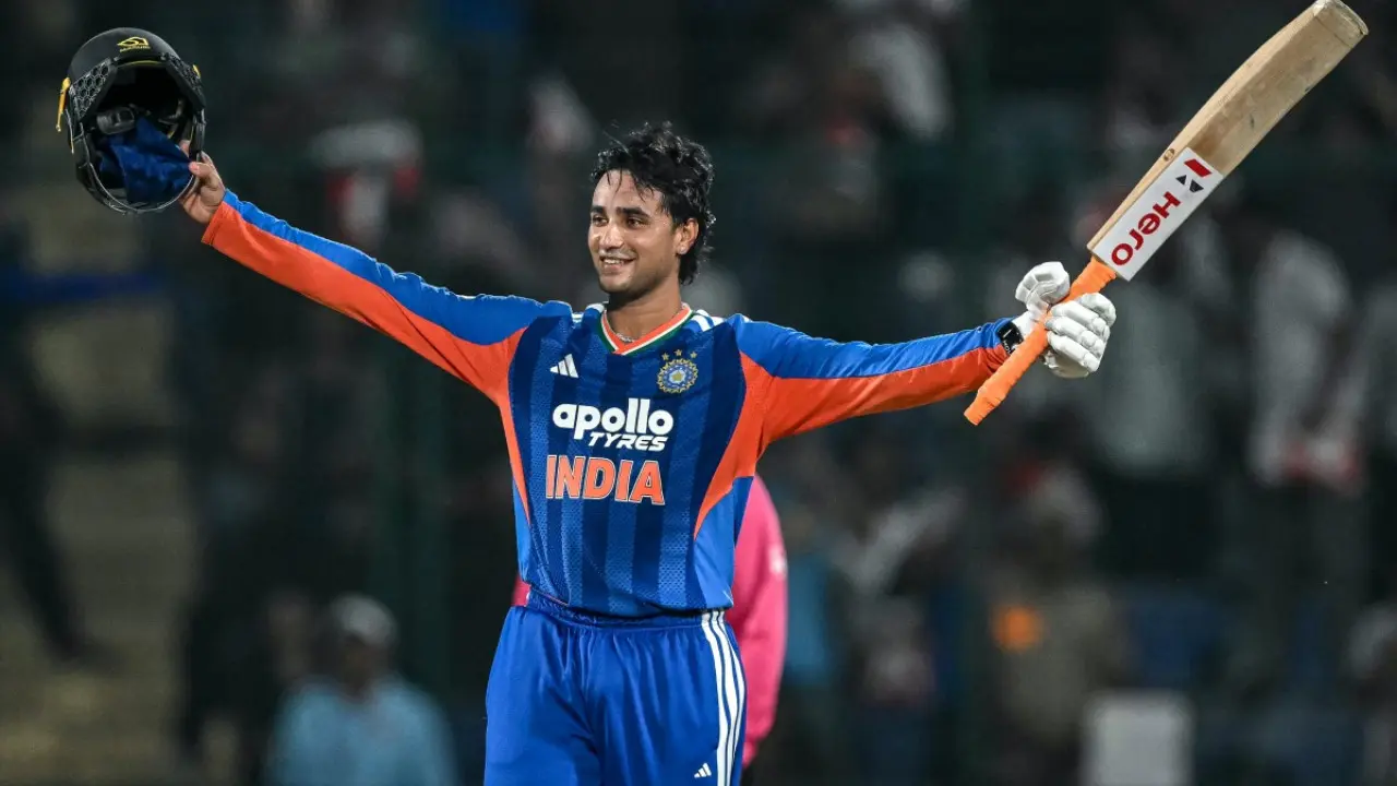 Cheteshwar Pujara compares Abhishek Sharma to Chris Gayle after T20I record Abhishek Sharma (Pic: File Pic)