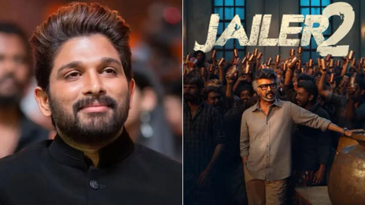 Allu Arjun heaps praise on Rajinikanth’s Jailer 2: ‘A commercial entertainer’ Allu Arjun; (right) Rajinikanth in Jailer 2. Pics/AFP, X