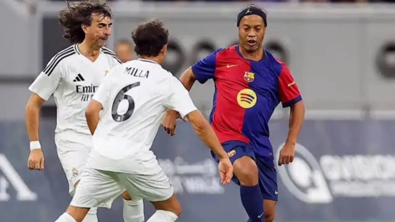 El Clasico: Barcelona Legends to face Real Madrid Legends at Salt Lake Stadium Barcelona Legends against Real Madrid Legends (Pic: Barcelona)