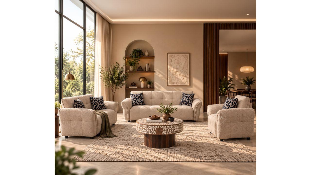 Bring Festive Vibes Home: Celebrate Togetherness with Comfort for Modern Living Spaces Wooden Street.