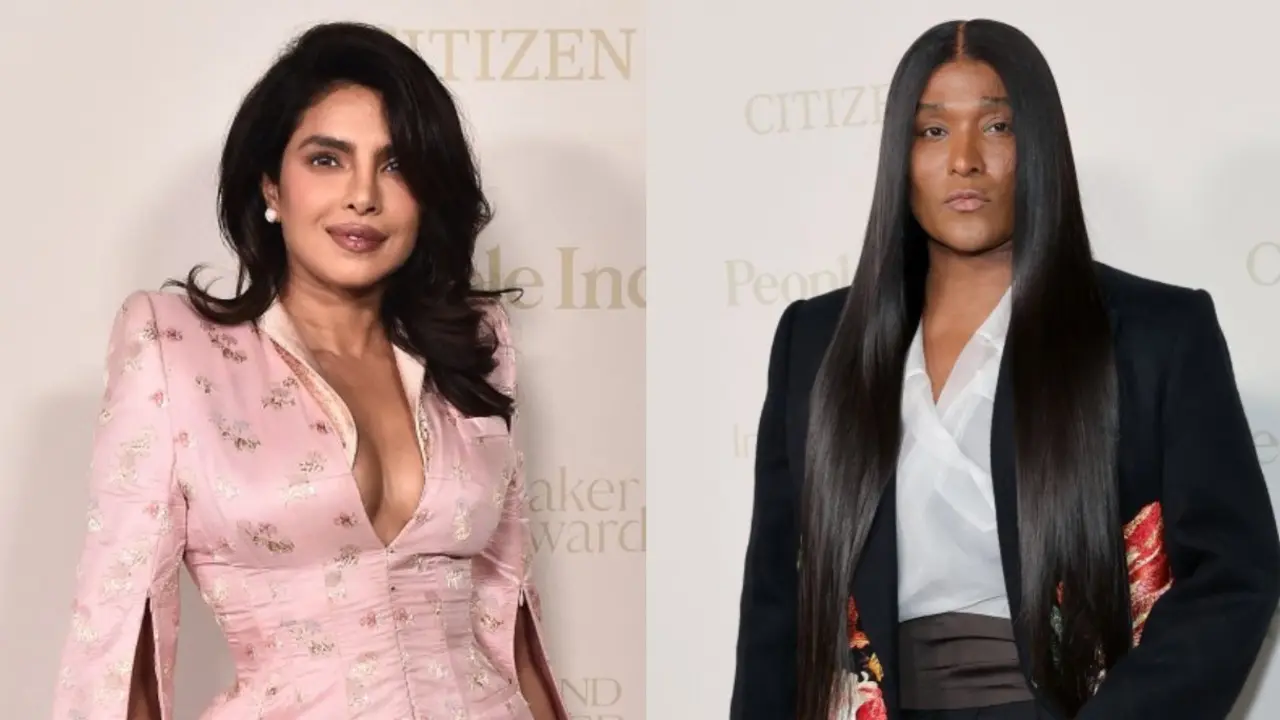 Priyanka Chopra reunites with stylist Law Roach after alleged 2023 fallout - watch video Priyanka Chopra and Law Roach. Pics via AFP