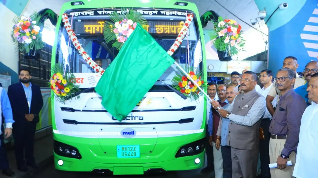 Dadar-Navi Mumbai airport ST bus services via Atal Setu launched; check details The service was inaugurated by Maharashtra Transport Minister Pratap Sarnaik. Pic/Special Arrangement