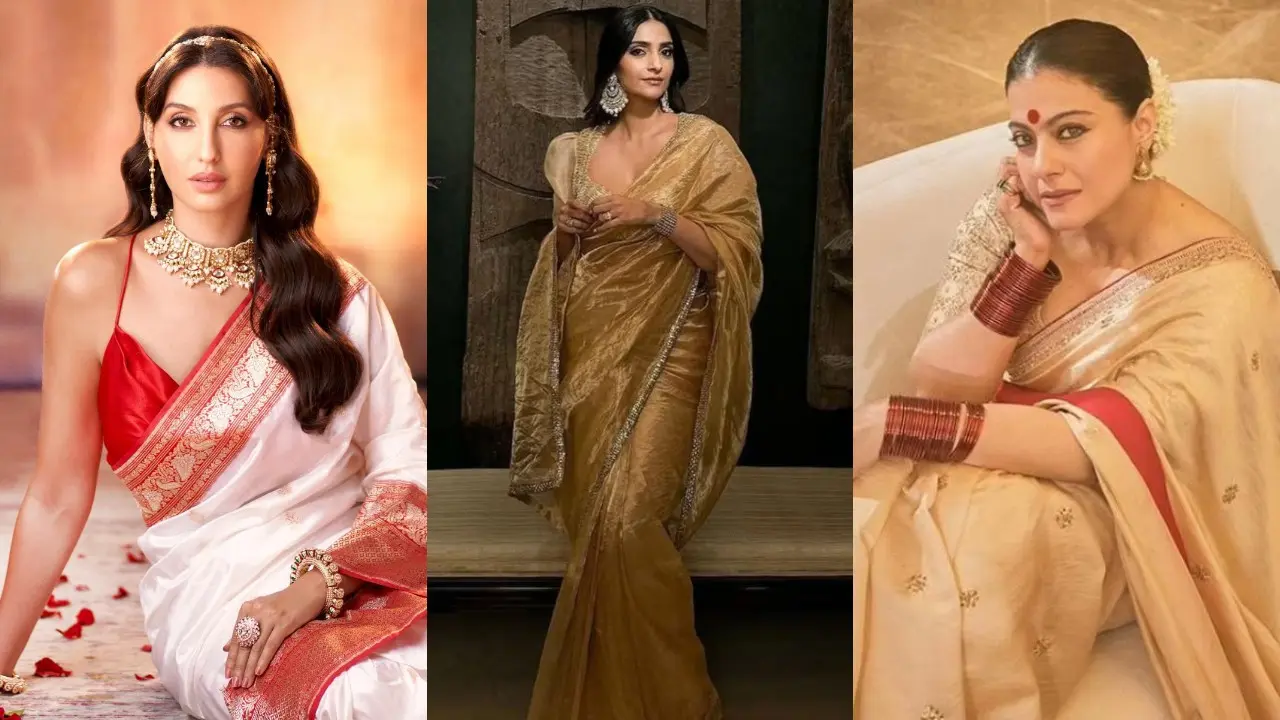 Durga Puja 2026: Bollywood-inspired looks to recreate this festive season Durga Puja styles. Pics via Instagram, Pinterest, X
