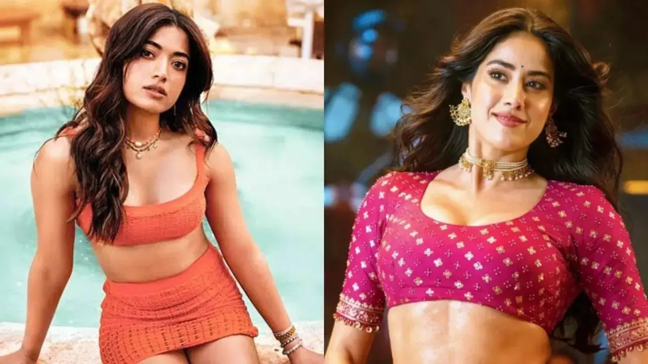 During the episode of Koffee With Karan season 9, Karan Johar asked Rashmika Mandanna about the debate that surrounded Janhvi Kapoor in Peddi and the concerns over the hypersexualisation. Read more During the episode of Koffee With Karan season 9, Karan Johar asked Rashmika Mandanna about the debate that surrounded Janhvi Kapoor in Peddi and the concerns over the hypersexualisation. Read more