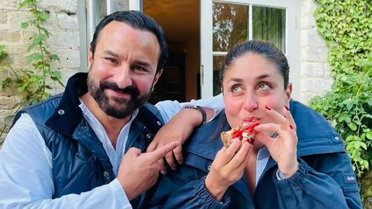 Kareena Kapoor and Saif Ali Khan pic via Instagram