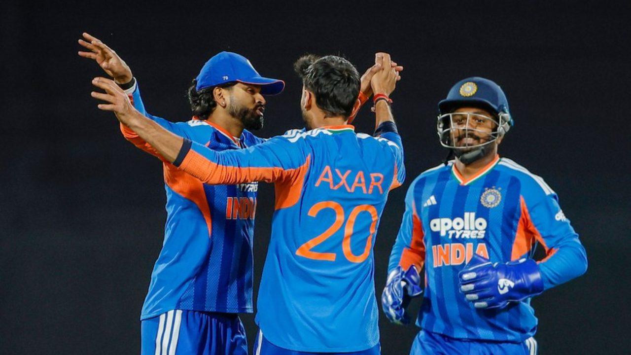 Team India's Arshdeep Singh, Axar Patel, and Nitish Kumar Reddy bagged one wicket each. Bhuvneshwar Kumar and Prince Yadav went wicketless in the third T20I match against New Zealand (Pic: X/@BCCI) Team India's Arshdeep Singh, Axar Patel, and Nitish Kumar Reddy bagged one wicket each. Bhuvneshwar Kumar and Prince Yadav went wicketless in the third T20I match against New Zealand (Pic: X/@BCCI)