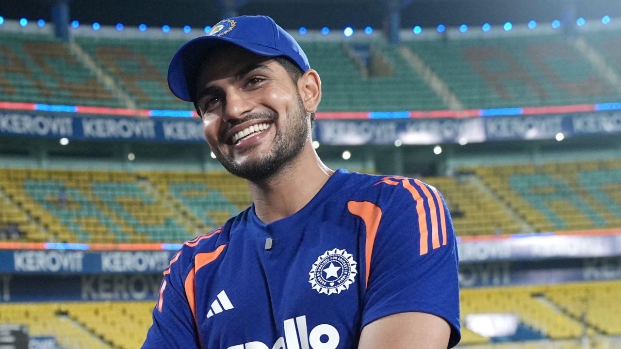 He also reached the 150-run mark in 89 balls, which is the fastest by an Indian batsman in an ODI match (Pic: X/@BCCI) He also reached the 150-run mark in 89 balls, which is the fastest by an Indian batsman in an ODI match (Pic: X/@BCCI)