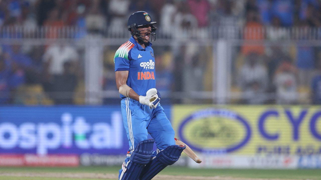 The 27-year-old batsman also became the first-ever cricketer to smash a double century while leading the team in both Tests and ODIs (Pic: X/@BCCI) The 27-year-old batsman also became the first-ever cricketer to smash a double century while leading the team in both Tests and ODIs (Pic: X/@BCCI)