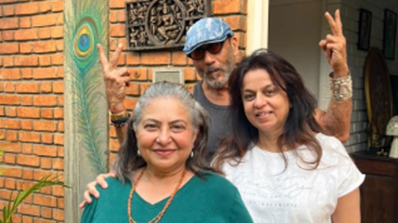 Devdas co-stars Jackie Shroff, Smita Jaykar reunite at his farmhouse, spend a day amidst nature Picture Courtesy/Smita Jayakar's Instagram account