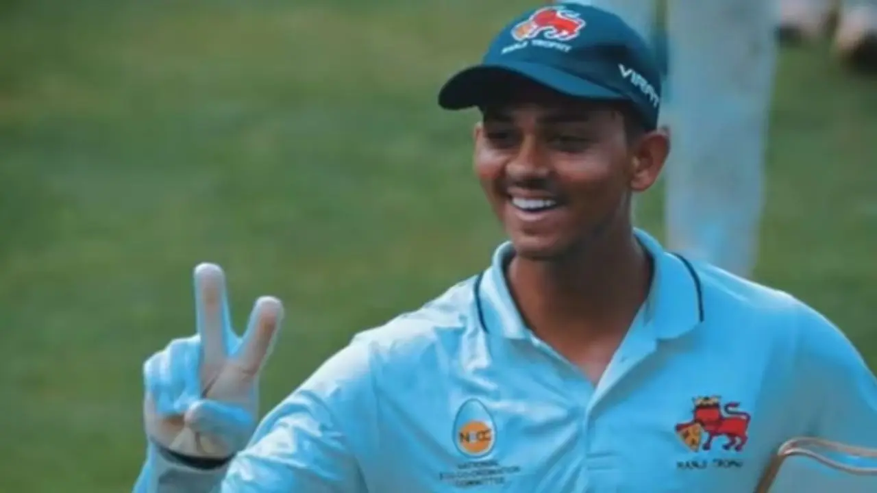 Yashasvi Jasiwal posted a video of wicket-keeping with the Mumbai team (Pic: Jaiswal/Insta)