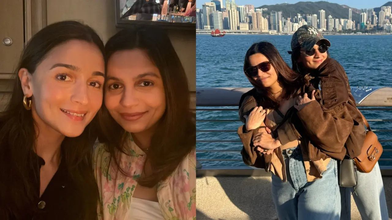 Alia and Shaheen Bhatt. Pics via Instagram