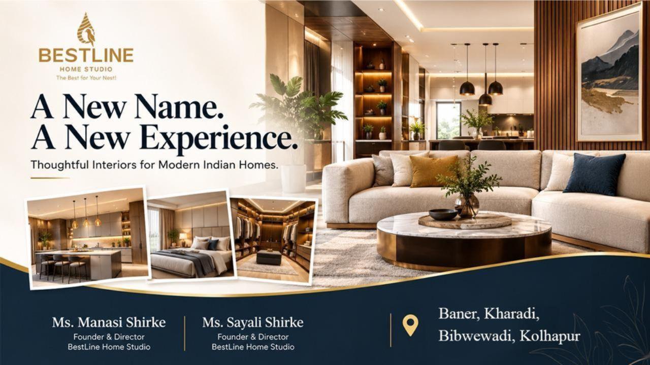 Women-led BestLine Home Studio begins its modern home interiors journey in Pune. 