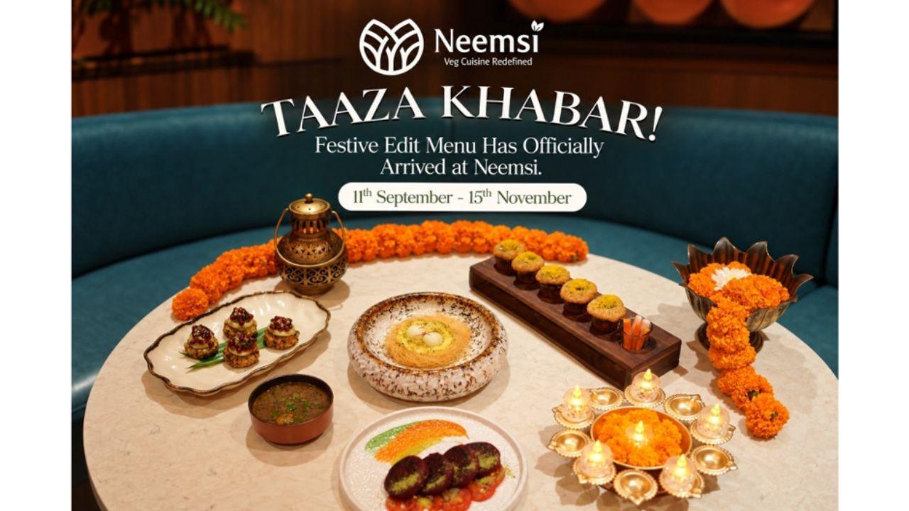 Neemsi, the Bengaluru vegetarian restaurant that cooks with spices straight from the farm Neemsi Bengaluru.