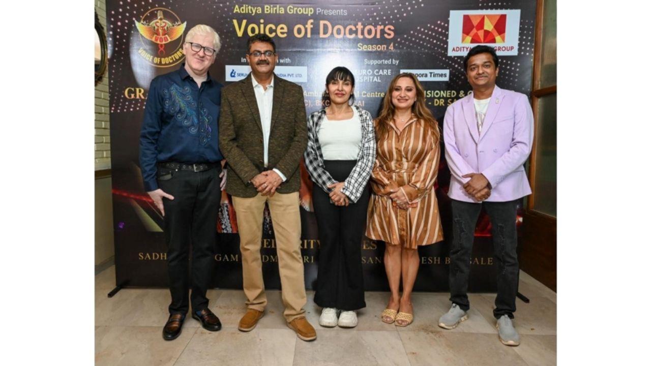 Kumar Sanu, Sudesh Bhosle & Sadhana Sargam To Judge ‘Voice Of Doctors – Season 4’ At NMACC Doctors from across India and around the world come together to celebrate their passion for music at the unique musical IP, presented by Aditya Birla Group and supported by Rajashree Birla.