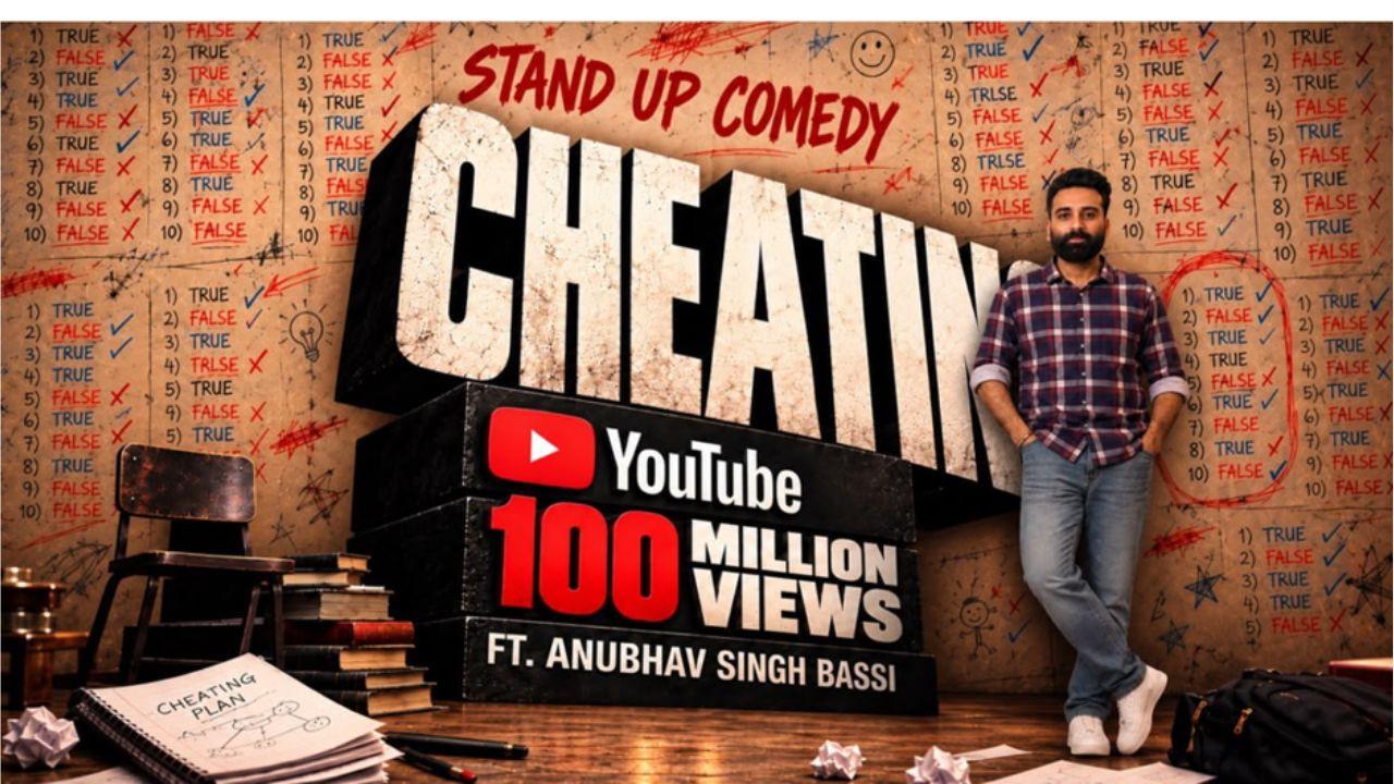 Anubhav Singh Bassi’s ‘Cheating’ Creates History, Becomes First Stand-Up Comedy Video to Cross 100 Million Views on YouTube Anubhav Singh Bassi.