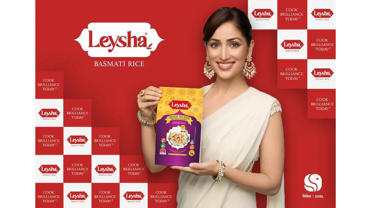 National Award-Winning Actress Yami Gautam Dhar Join Hands with Leysha Basmati Rice as Brand Ambassador Leysha Basmati Rice.