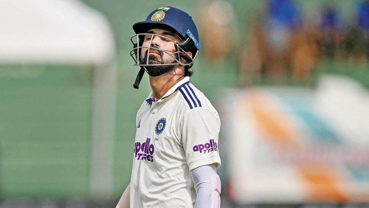 India ‘A’ batters struggle on green top, bowled out for 113 on Day One Opener KL Rahul was dismissed for a duck vs NZ ‘A’ on Saturday. Pic/AFP