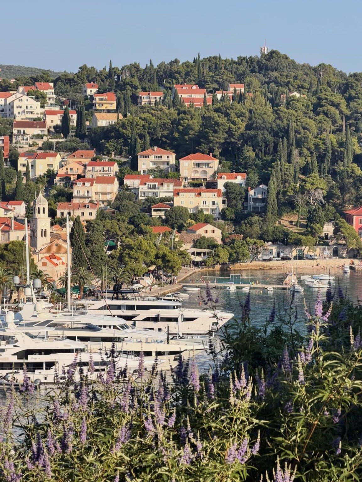 Kritika Kamra also shared a scenic glimpse of the Greek landscape, capturing the beauty of the picturesque surroundings.