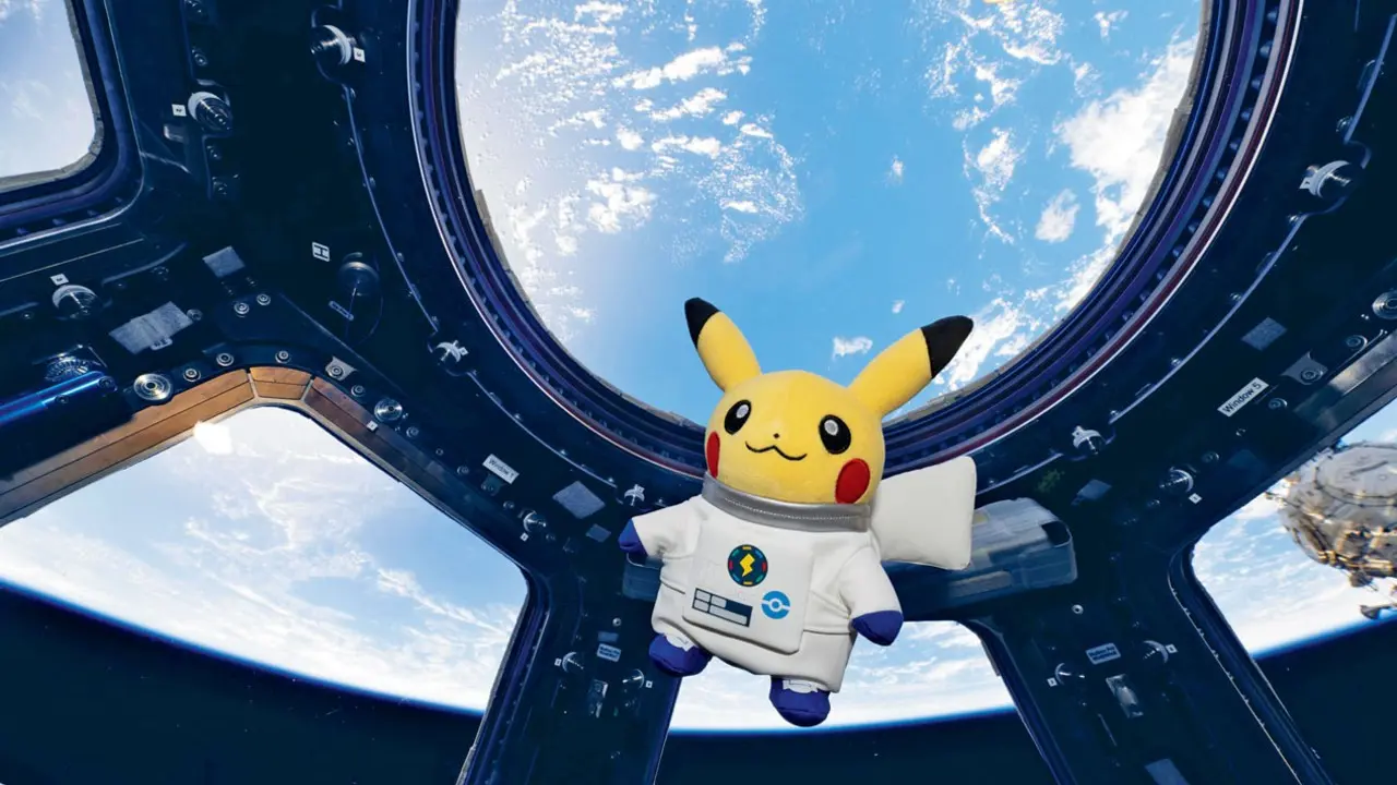 Pikachu goes to space, tours the International Space Station with an astronaut Pikachu spent 67 days in space, between April and June, earlier this year. Pic/x@pokemon