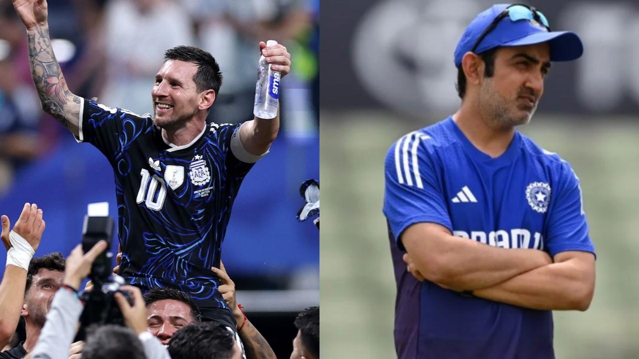 Sports News Today: Messi's emotional farewell, Gambhir reacts to Agarkar exit Lionel Messi and Gautam Gambhir (Pic: File)