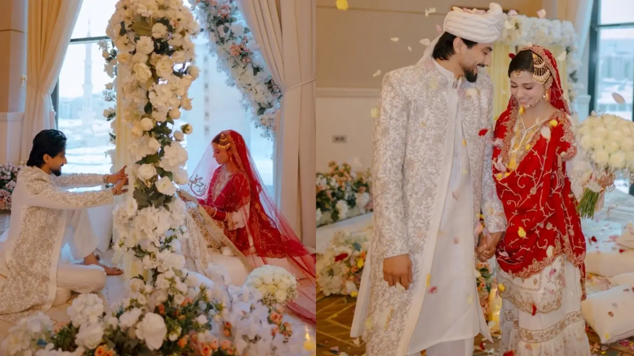 Mr Faisu shares dreamy pictures from his fairytale wedding in Madinah Mr Faisu gets married (Pics/Instagram)
