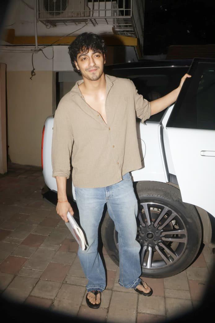 Ahaan Panday was spotted looking dapper in casual yet stylish wear during city outing. Ahaan Panday was spotted looking dapper in casual yet stylish wear during city outing.