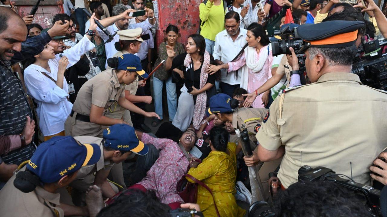 The process of registering an FIR against them was underway, an official said The process of registering an FIR against them was underway, an official said